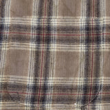 Solomon Rhinestone Flannel (Brown)