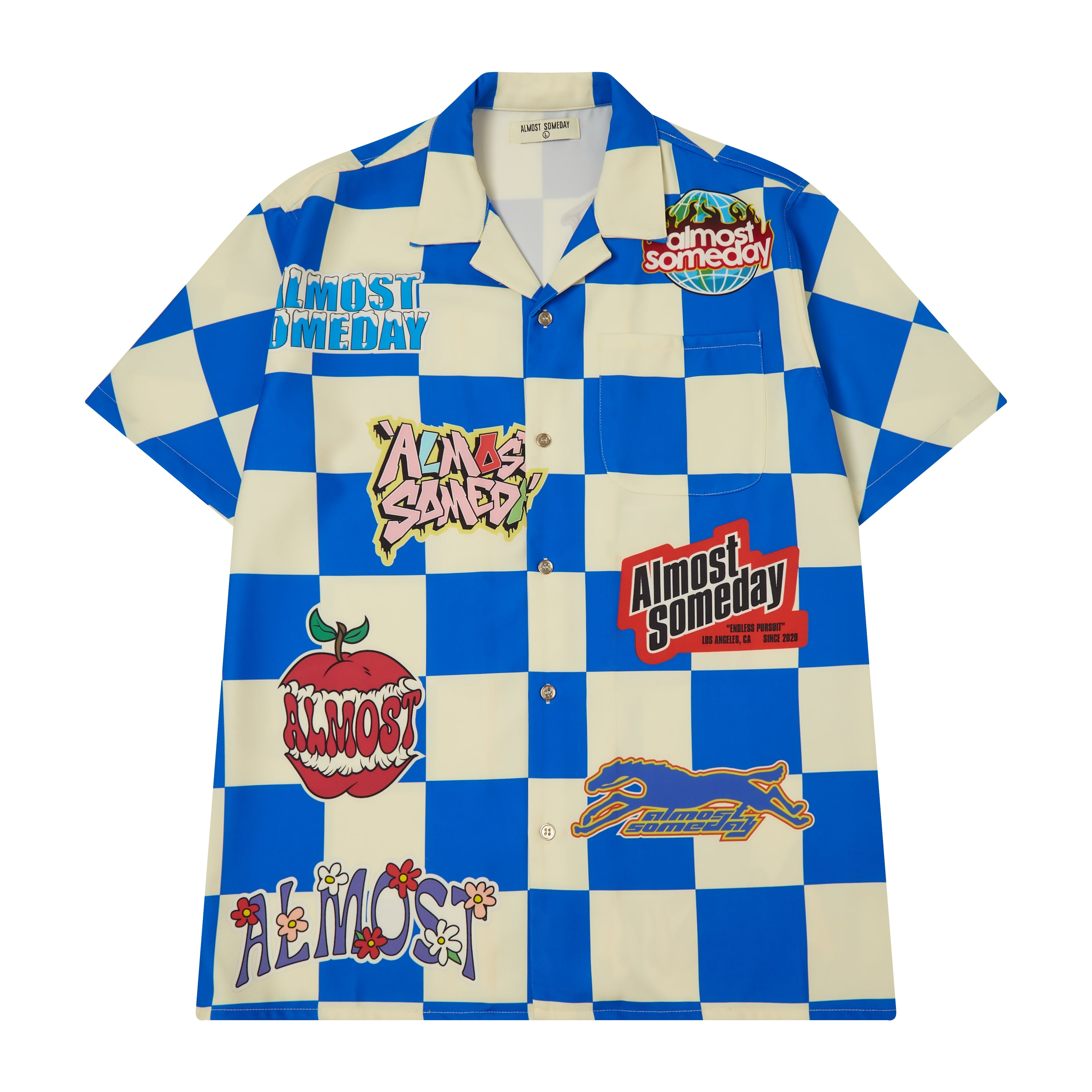 Hendrix Button Up Shirt (Blue)