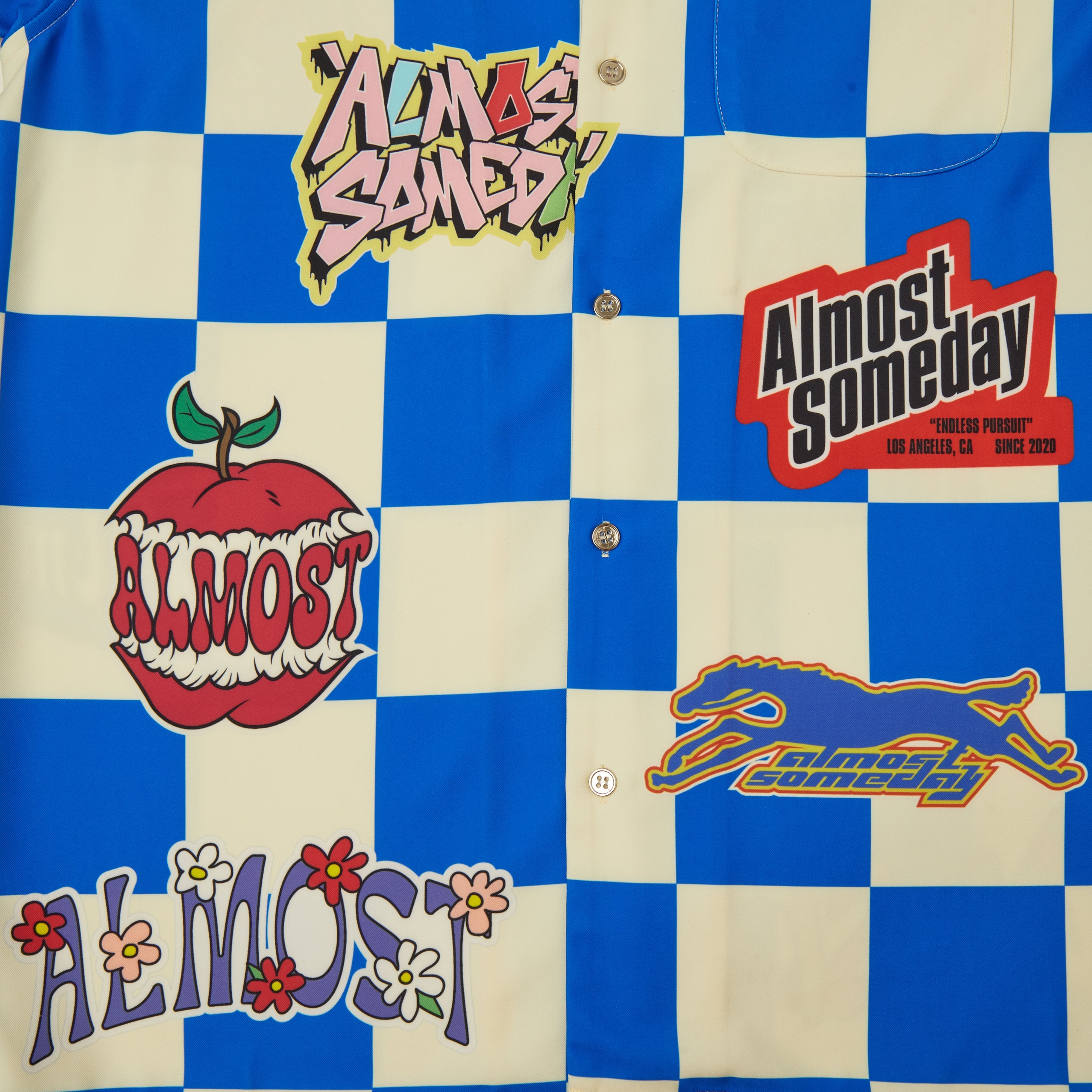 Hendrix Button Up Shirt (Blue)