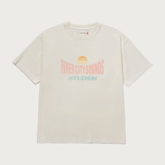 Inner City Sounds Tee - Cream