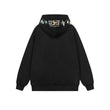 Floral Hood Embroidered Hoodie