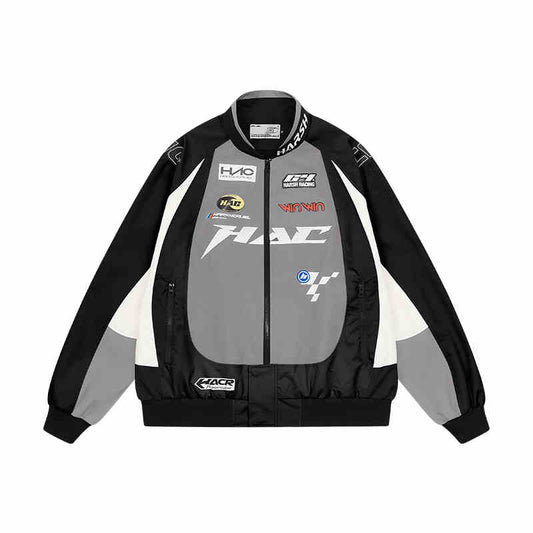 Vintage Colorblock Racing Jacket