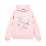 Floral Wreath Embroidered Hoodie