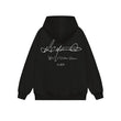 Handwritten Embroidered Zip up Hoodie
