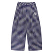 Retro Plaid Loose Wide-Leg Pants