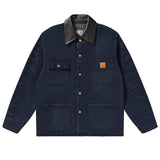 Vintage Washed Plaid Workwear Jacket