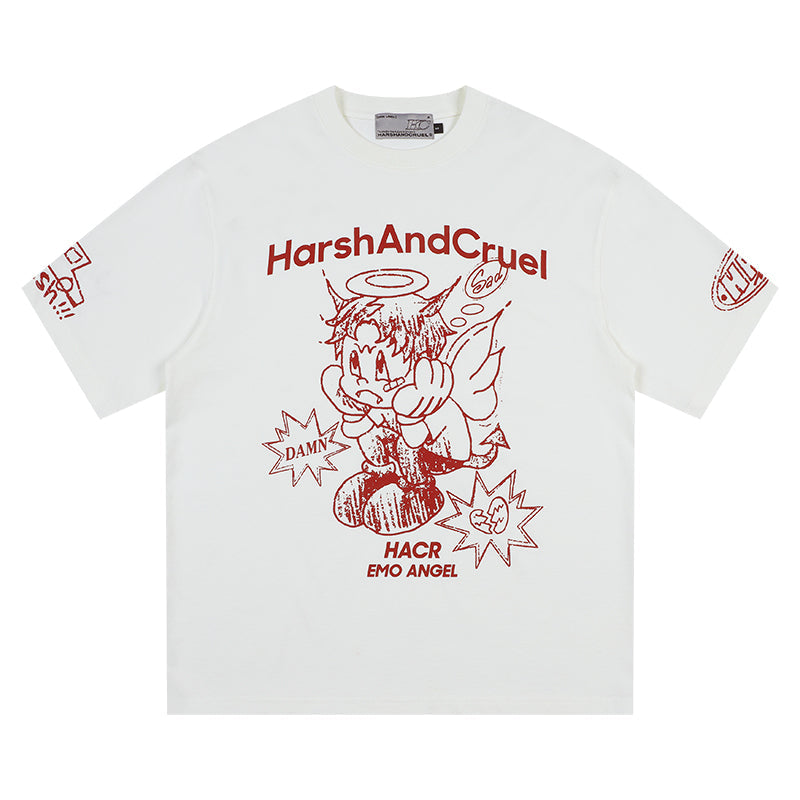 Angel Graffiti Print Tee