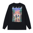 Sunset Graphic Oversized Long Sleeve