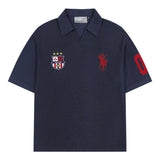 Jersey Soft Terry Embroidered Polo Shirt