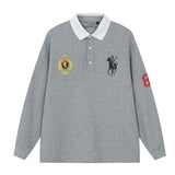 Vintage Embroidered Polo Shirt