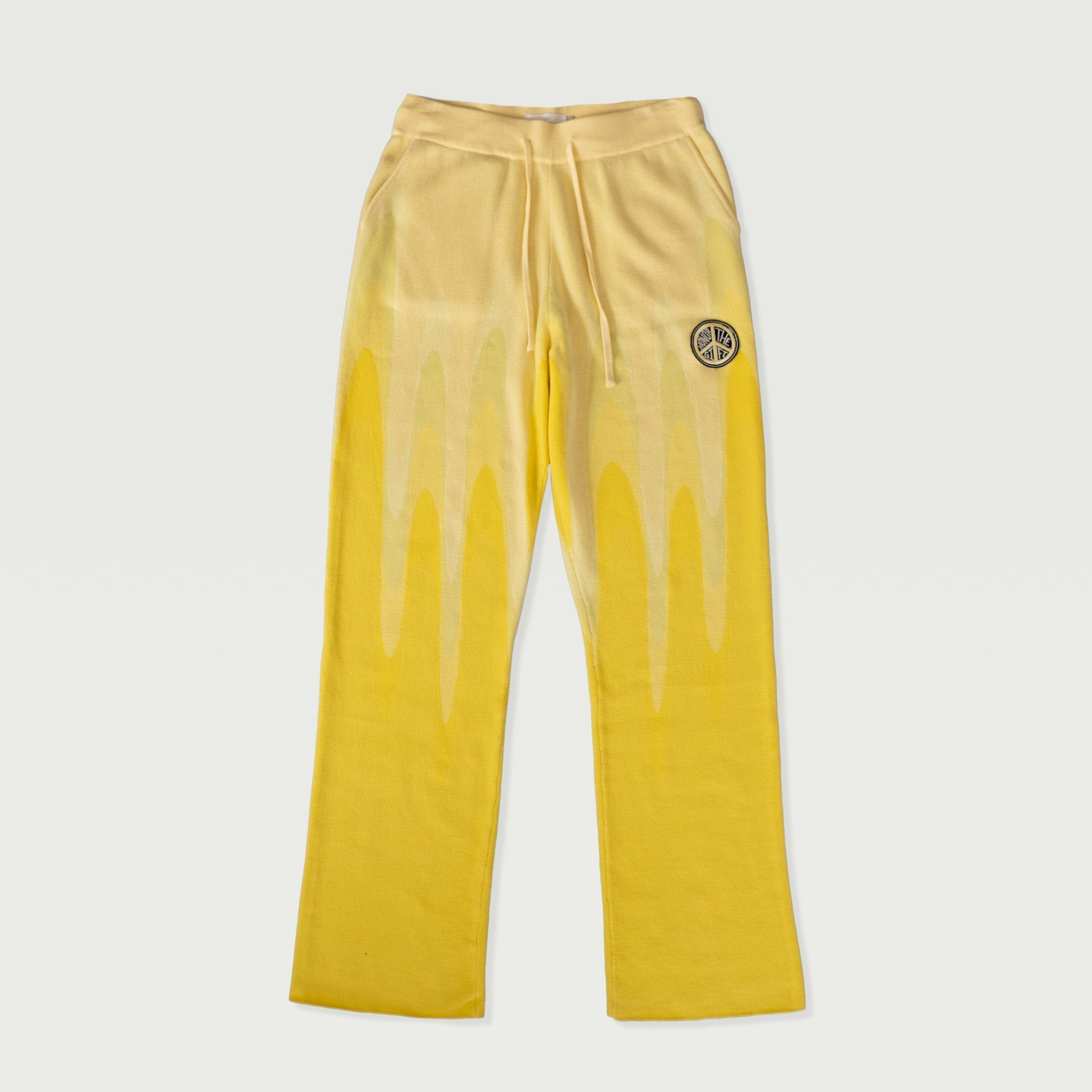 Jacquard Drip Pant - Yellow