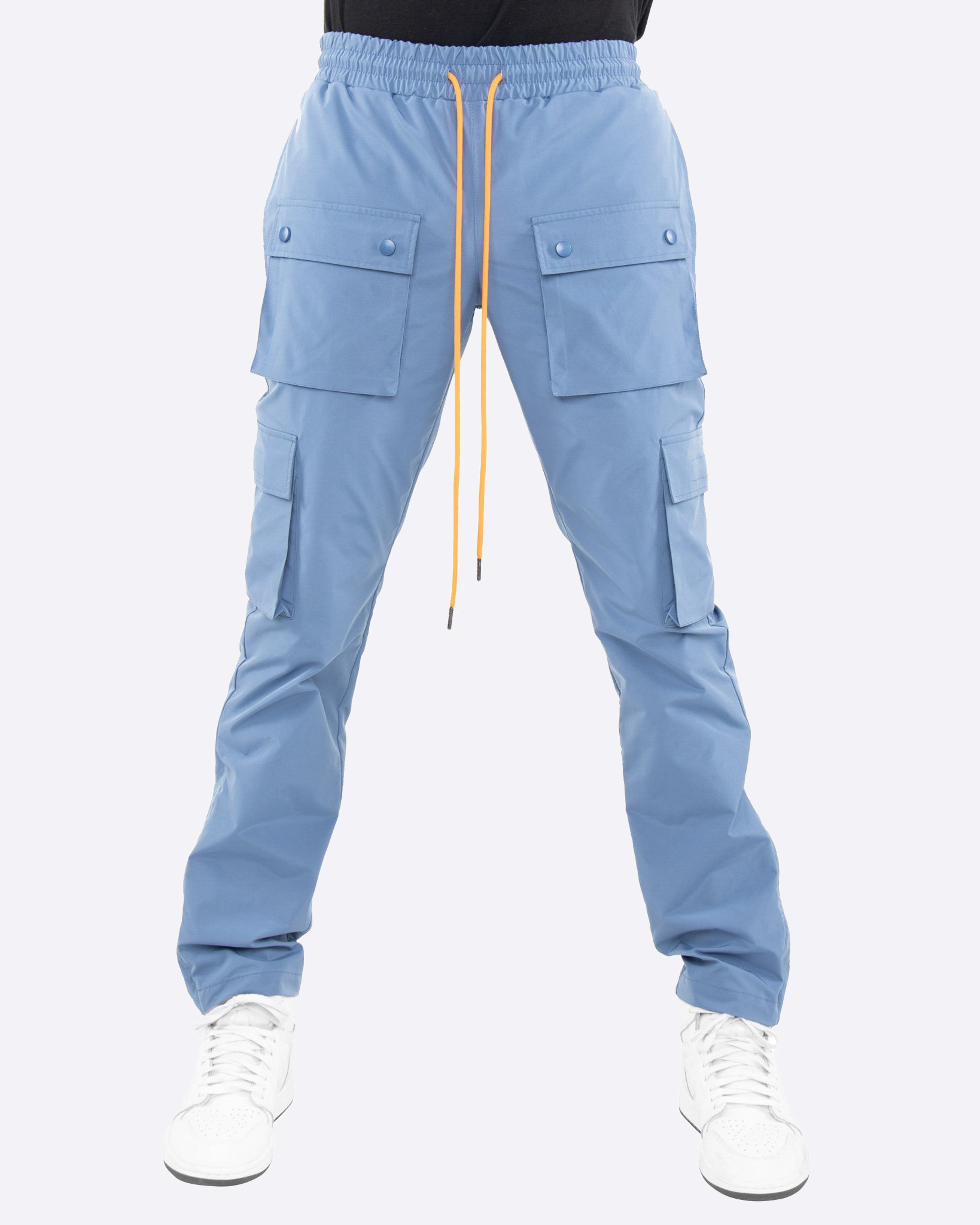 EPTM SNAP CARGO PANTS-SKY BLUE