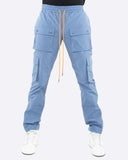 EPTM SNAP CARGO PANTS-SKY BLUE