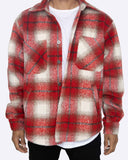 EPTM Side Slit Flannel - Red