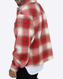 EPTM Side Slit Flannel - Red