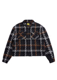 Safety Pin Tweed Jacket - Black/Brown