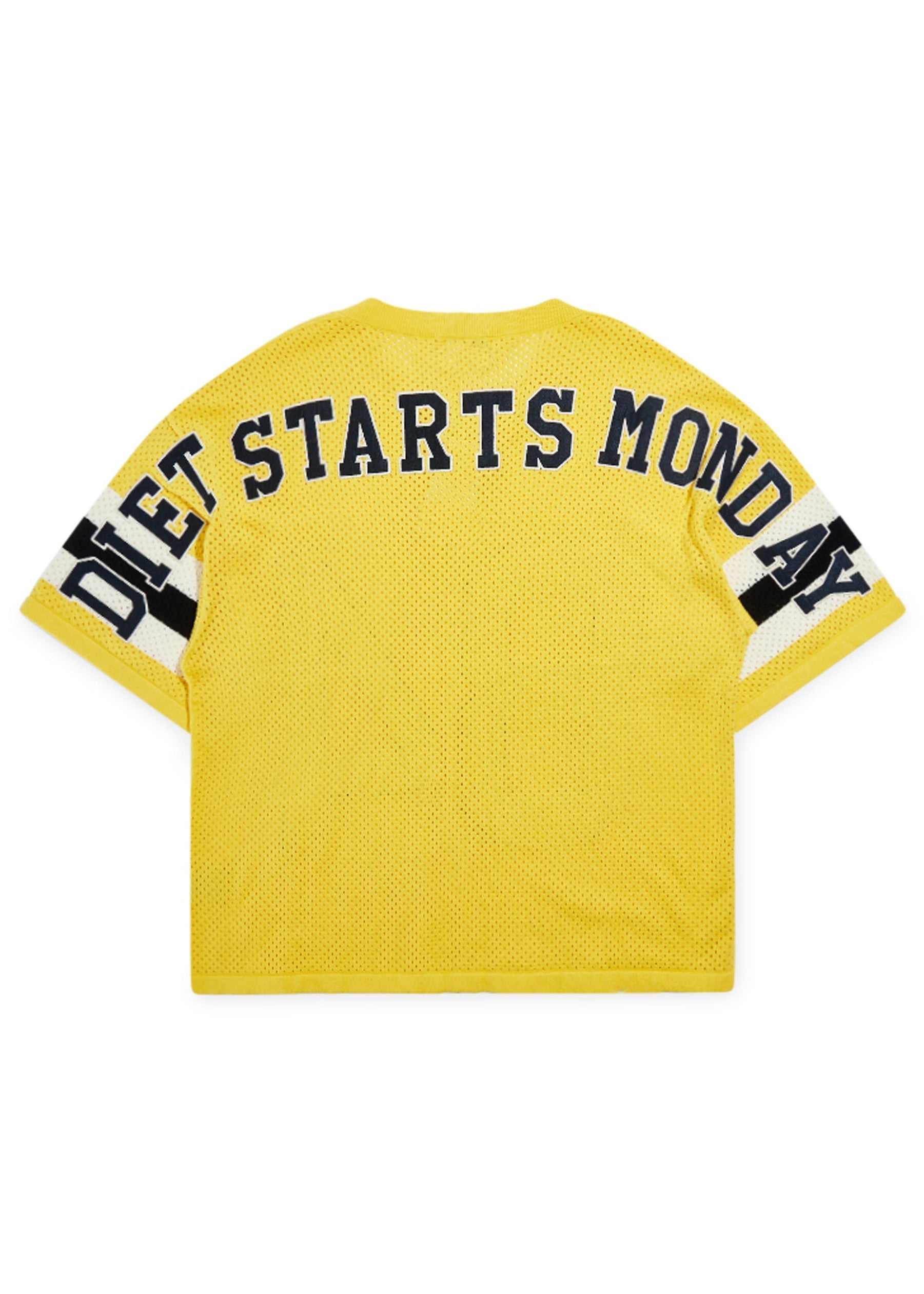 Knit Mesh Jersey - Yellow