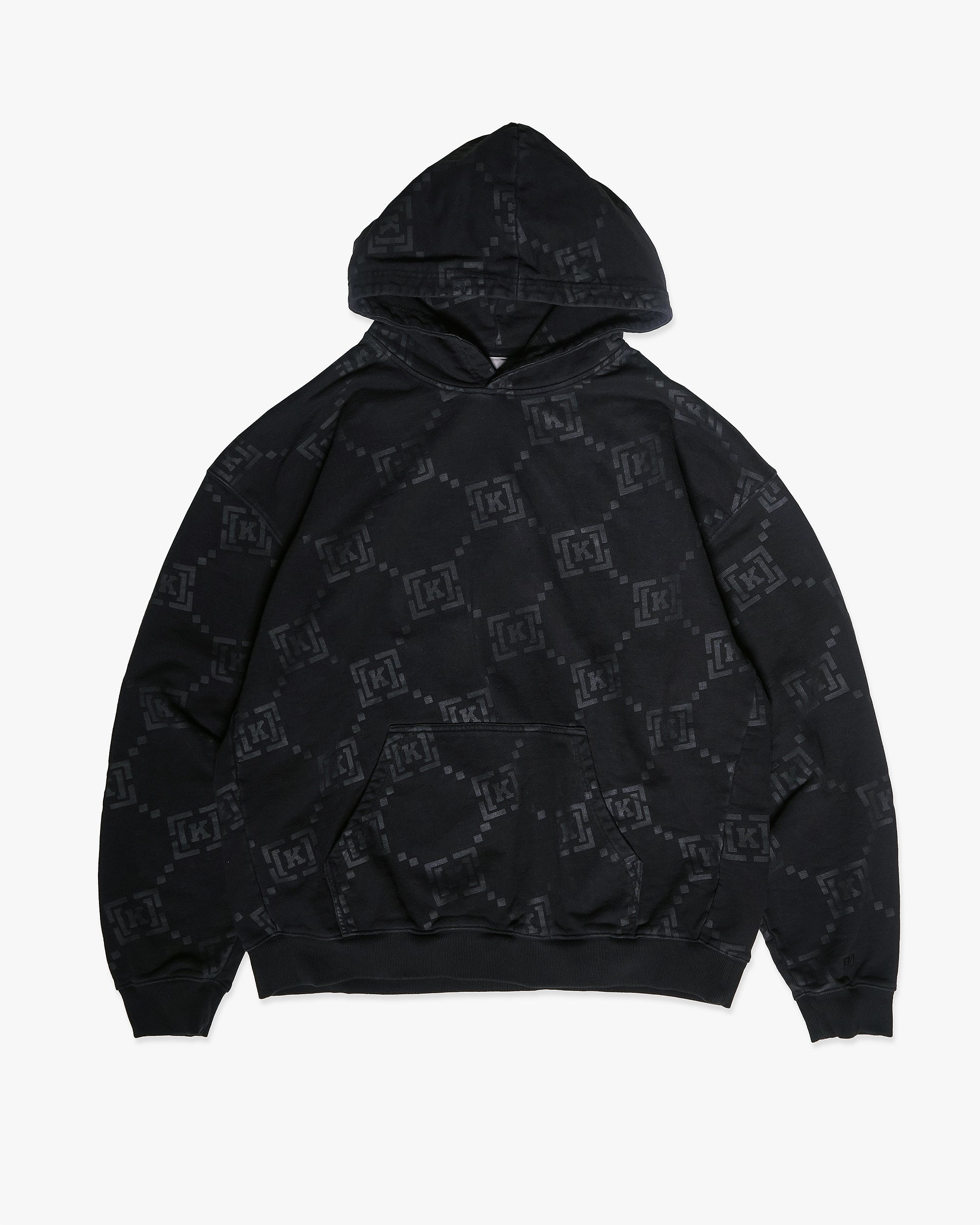 REPEAT HOODIE - WASHED BLACK