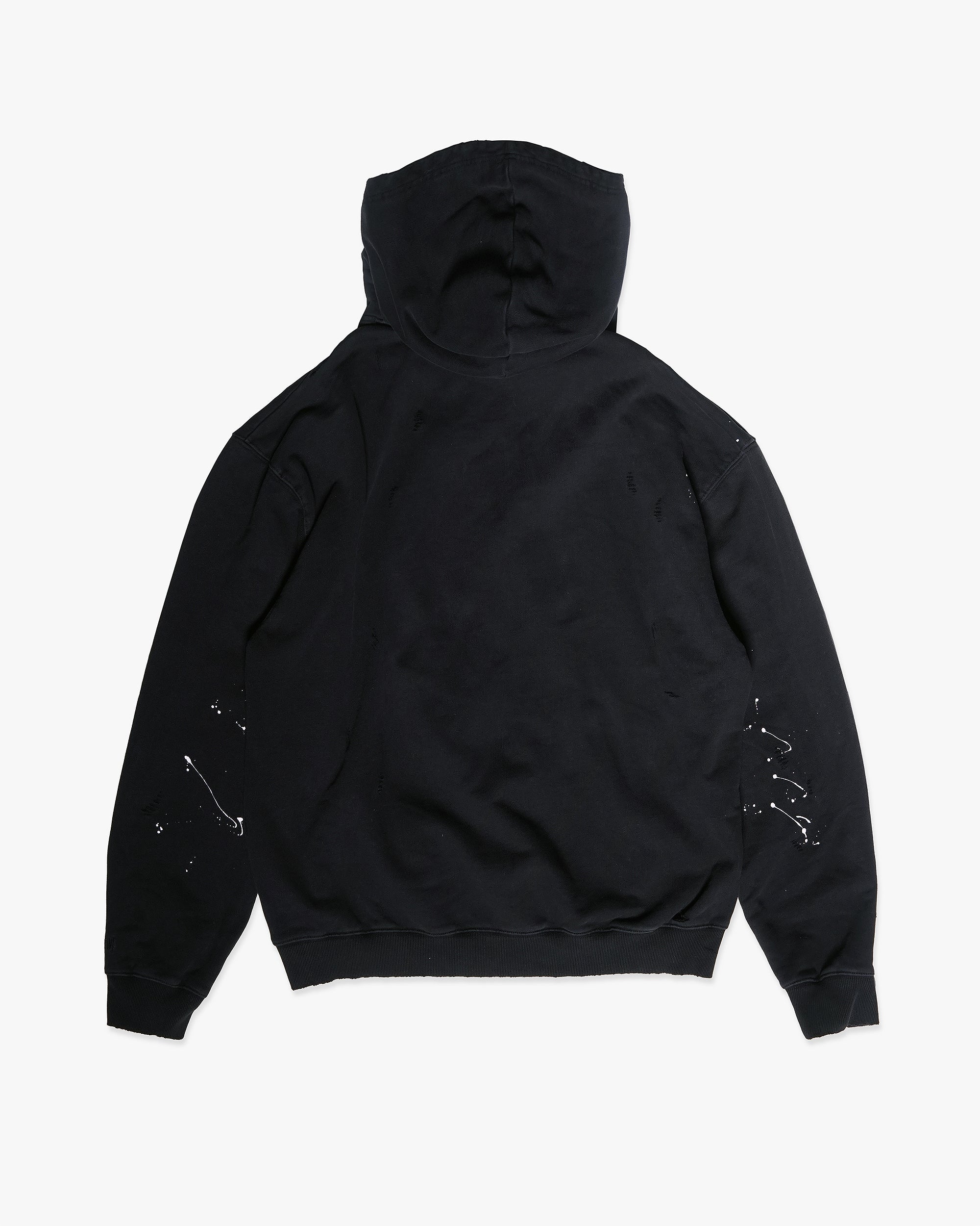 RIPPER HOODIE - WASHED BLACK