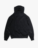 RIPPER HOODIE - WASHED BLACK