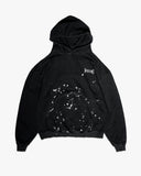 RIPPER HOODIE - WASHED BLACK