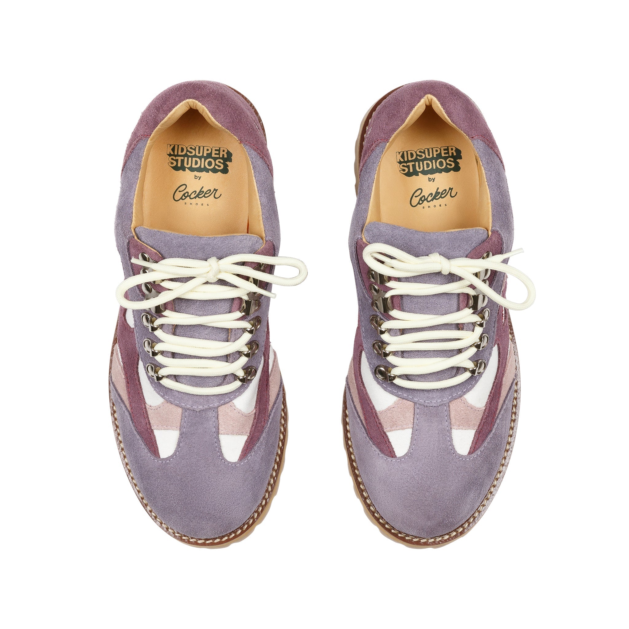 Low Boots with Swirls [Purple/Multi]