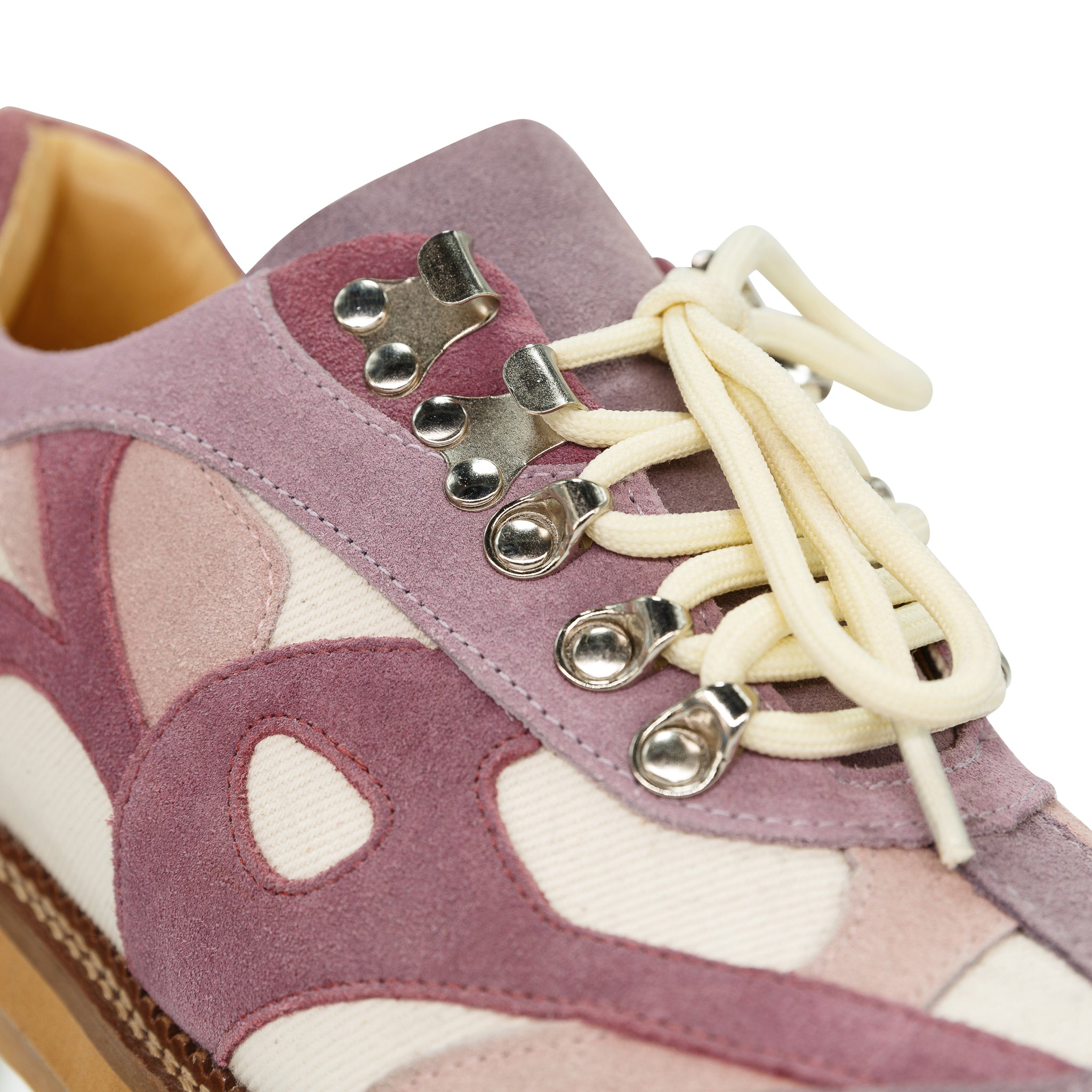 Low Boots with Swirls [Purple/Multi]