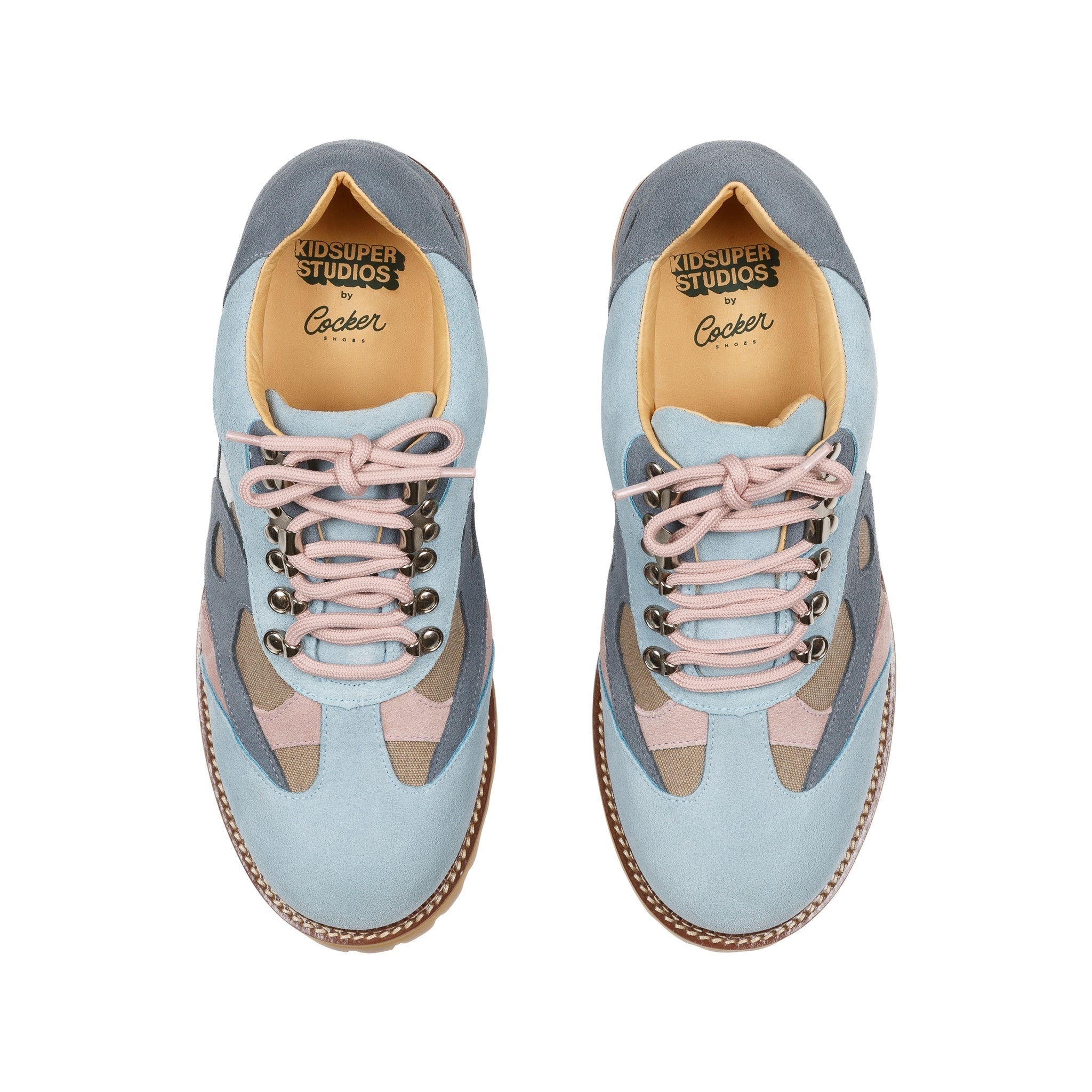 Low Boots with Swirls [Blue/Multi]