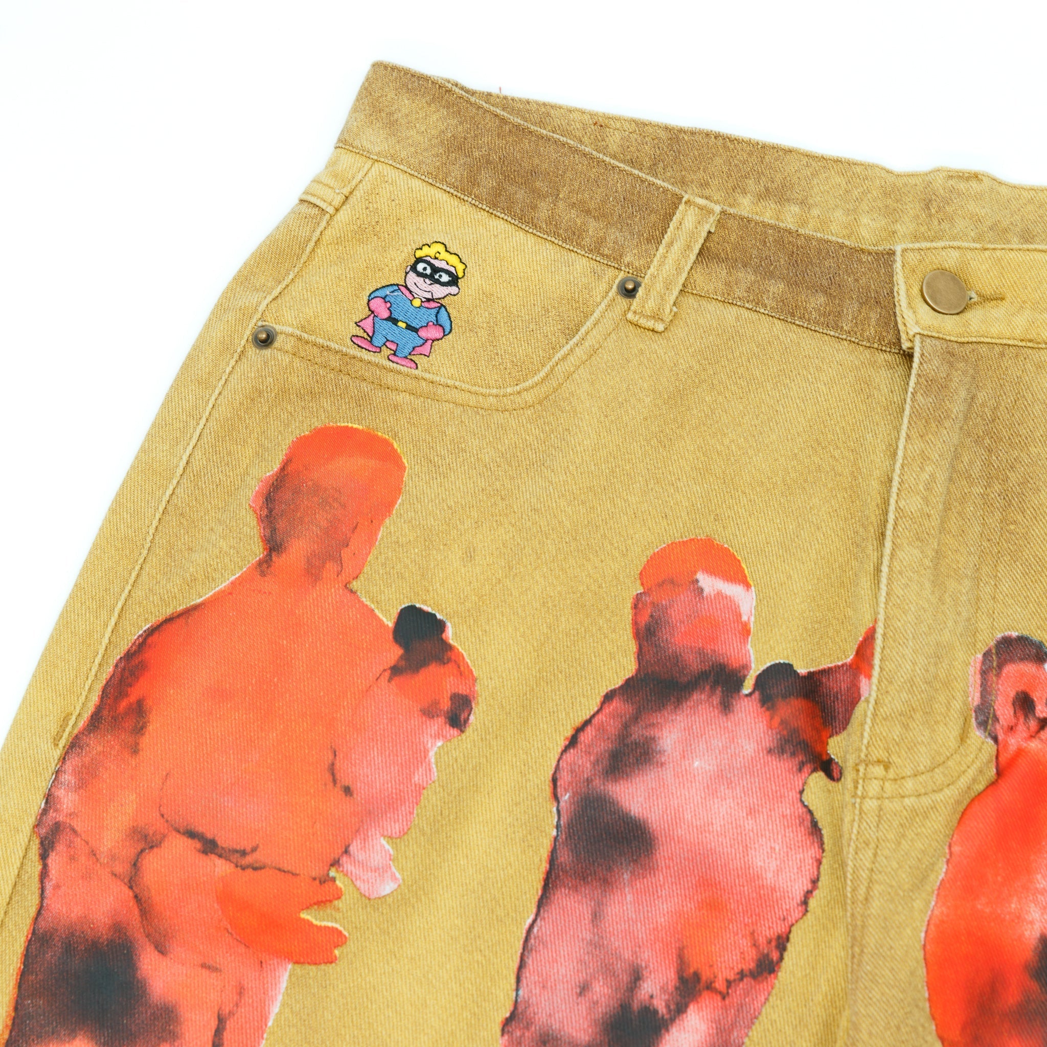 Performers Distressed Jean [Yellow]