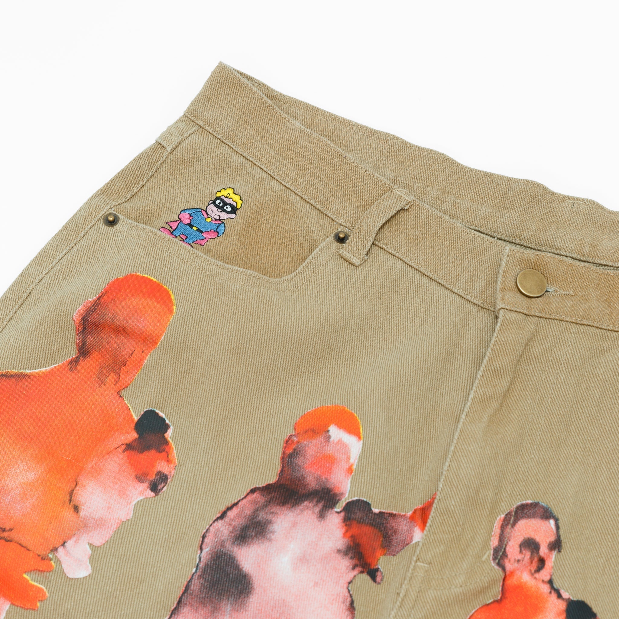 Performers Distressed Jean [Khaki]