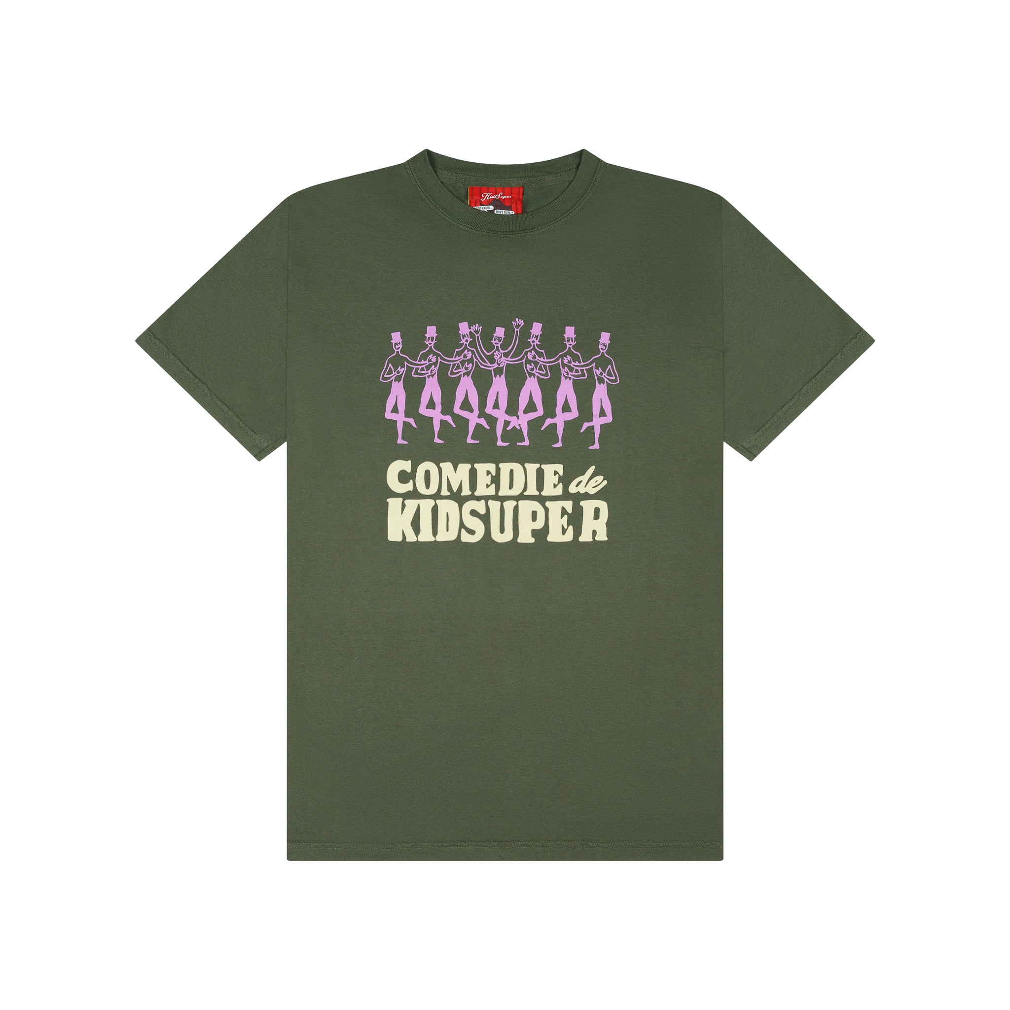 Comedie de KidSuper Crowd Tee [Olive]