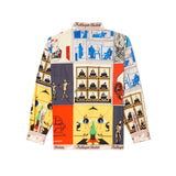 Printed Satin Shirt [Multi]