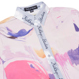 Printed Satin Shirt [White/Multi]