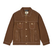 Messy Stitched Work Jacket [Brown]