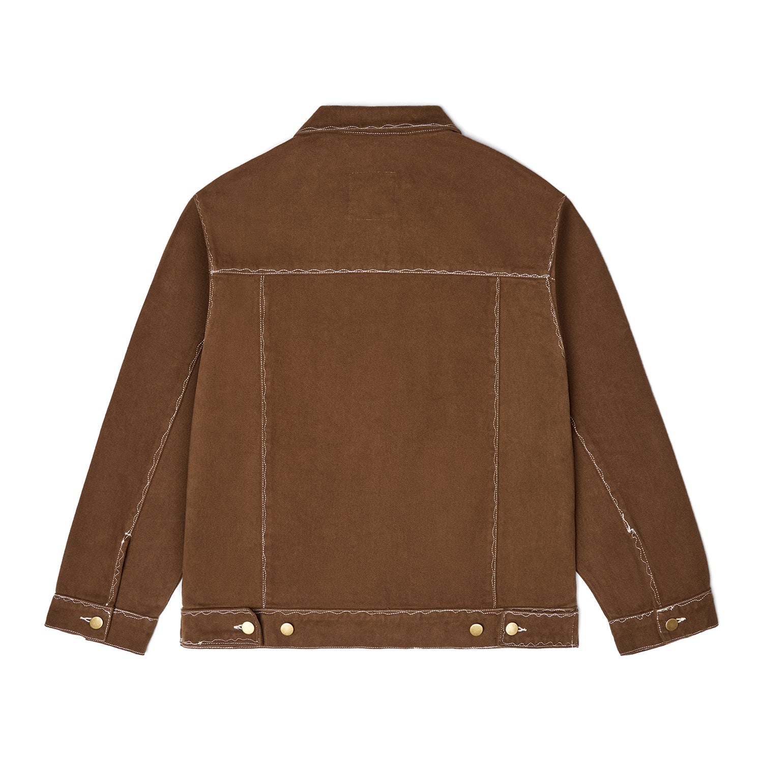 Messy Stitched Work Jacket [Brown]