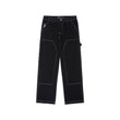 Messy Stitched Work Pants [Black]