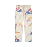 Painting Printed Suit Bottoms [White]
