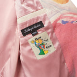Painting Printed Suit Top [White]