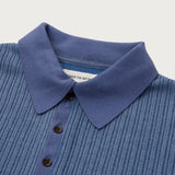 Knit Polo - Blue