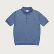 Knit Polo - Blue