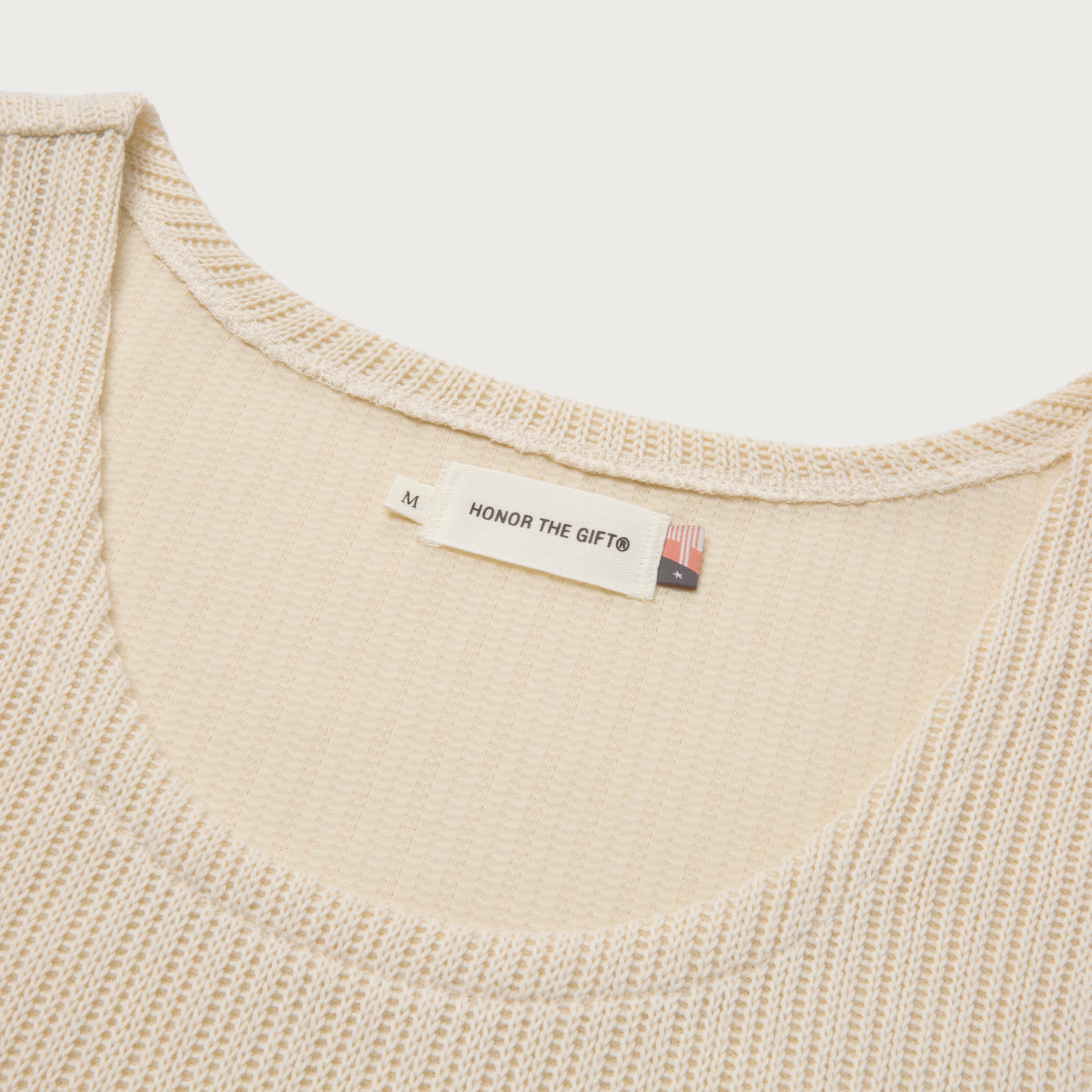 Knit Tank Top - Bone
