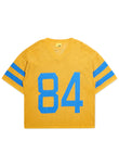 Knitted Mesh Jersey - Yellow/Blue