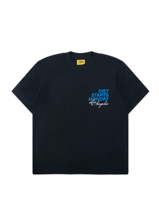 LA Tee - Vintage Black/Blue