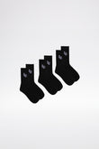 LB SOCKS 3 PACK - Black