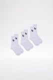 LB SOCKS 3 PACK - White