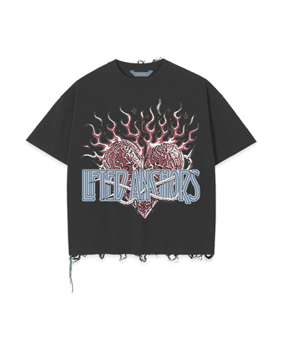 Zeppelin Crop Tee (Black)