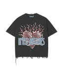 Zeppelin Crop Tee (Black)