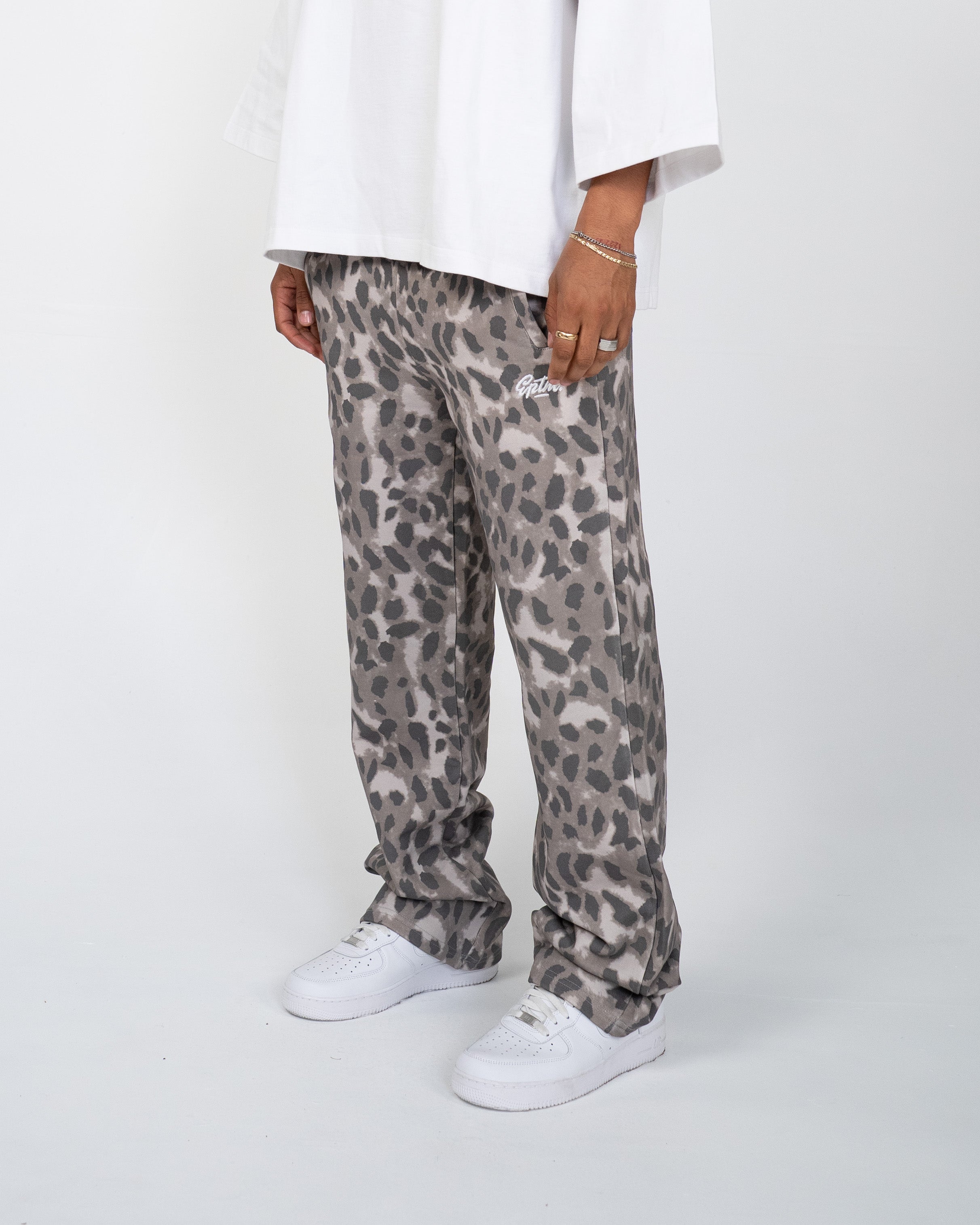 EPTM Leopard Pants - Grey
