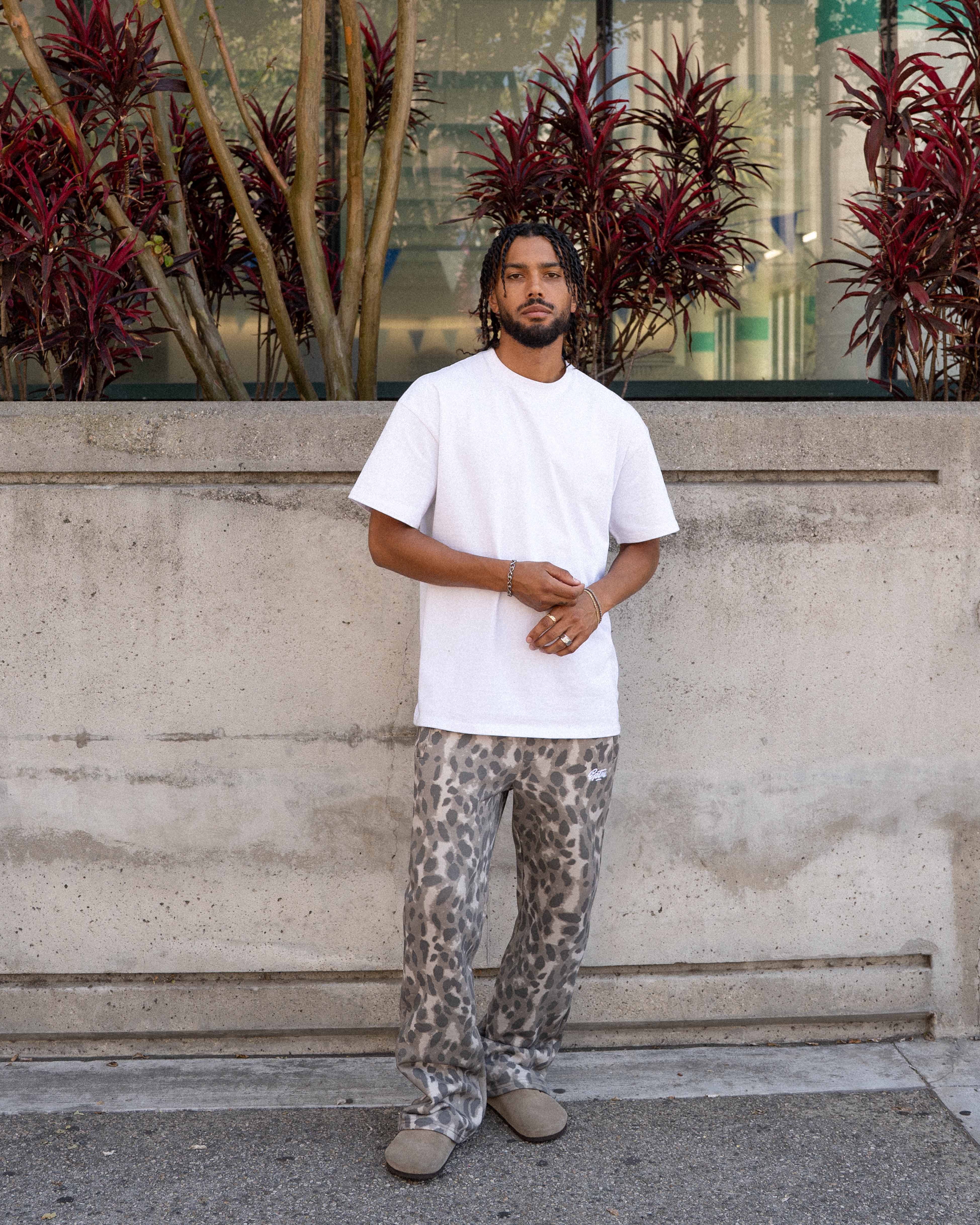 EPTM Leopard Pants - Grey