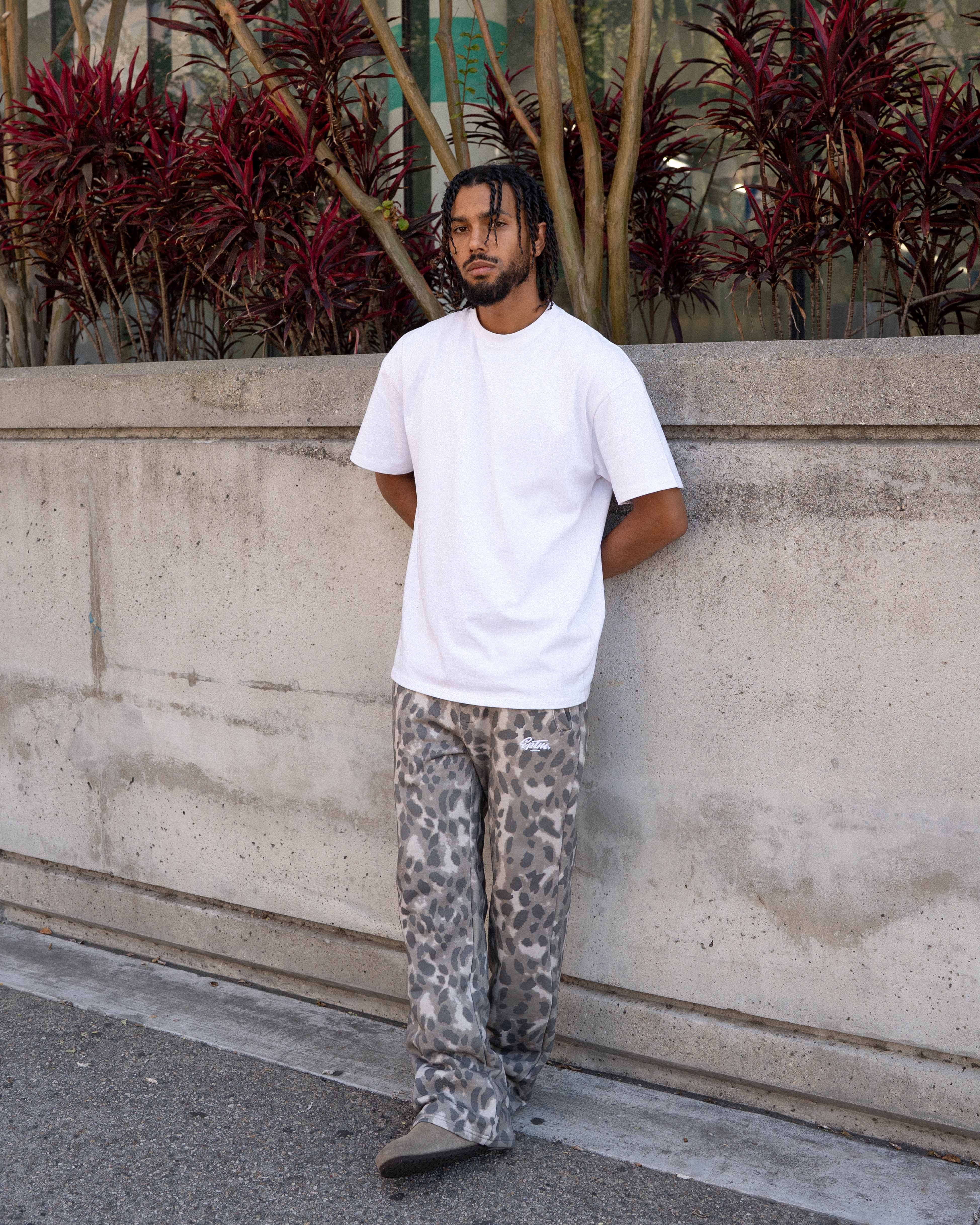 EPTM Leopard Pants - Grey